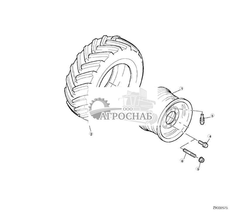 Задние колеса 